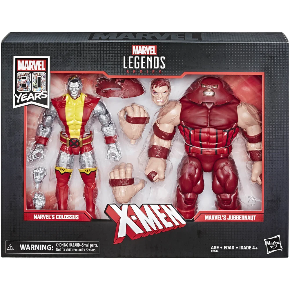Marvel Legends Series 80th Anniversary Colossus Vs. Juggernaut Action Figures (2-pack) Image 1