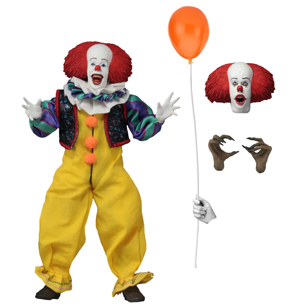 NECA IT - 8" Clothed Action Figure - Pennywise (1990) Image 1