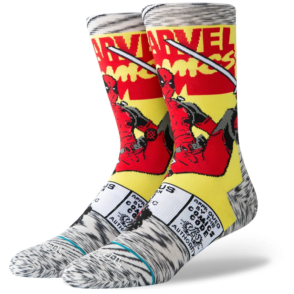 Stance Marvel Deadpool Comic Socks - L Image 1