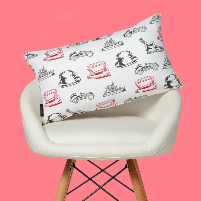Monopoly Iron Rectangular Cushion