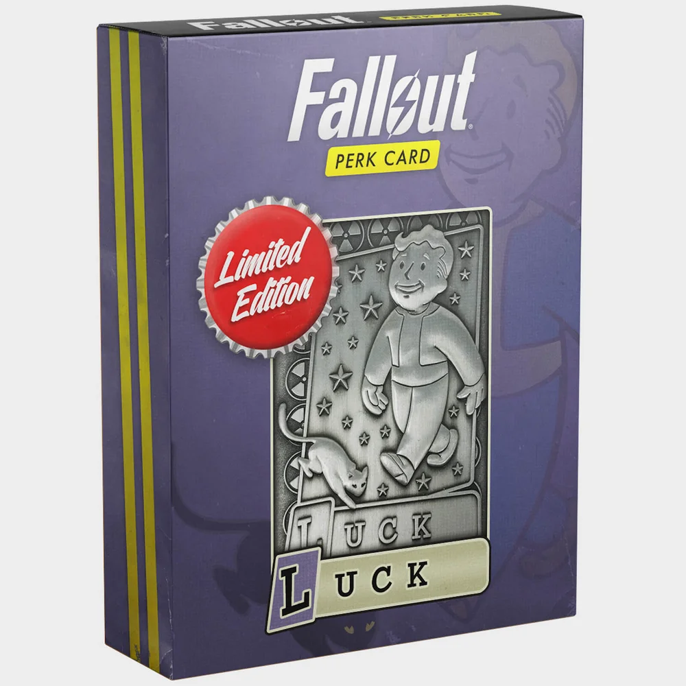 Fallout Limited Edition Perk Card - Luck (#7 out of 7) Image 1