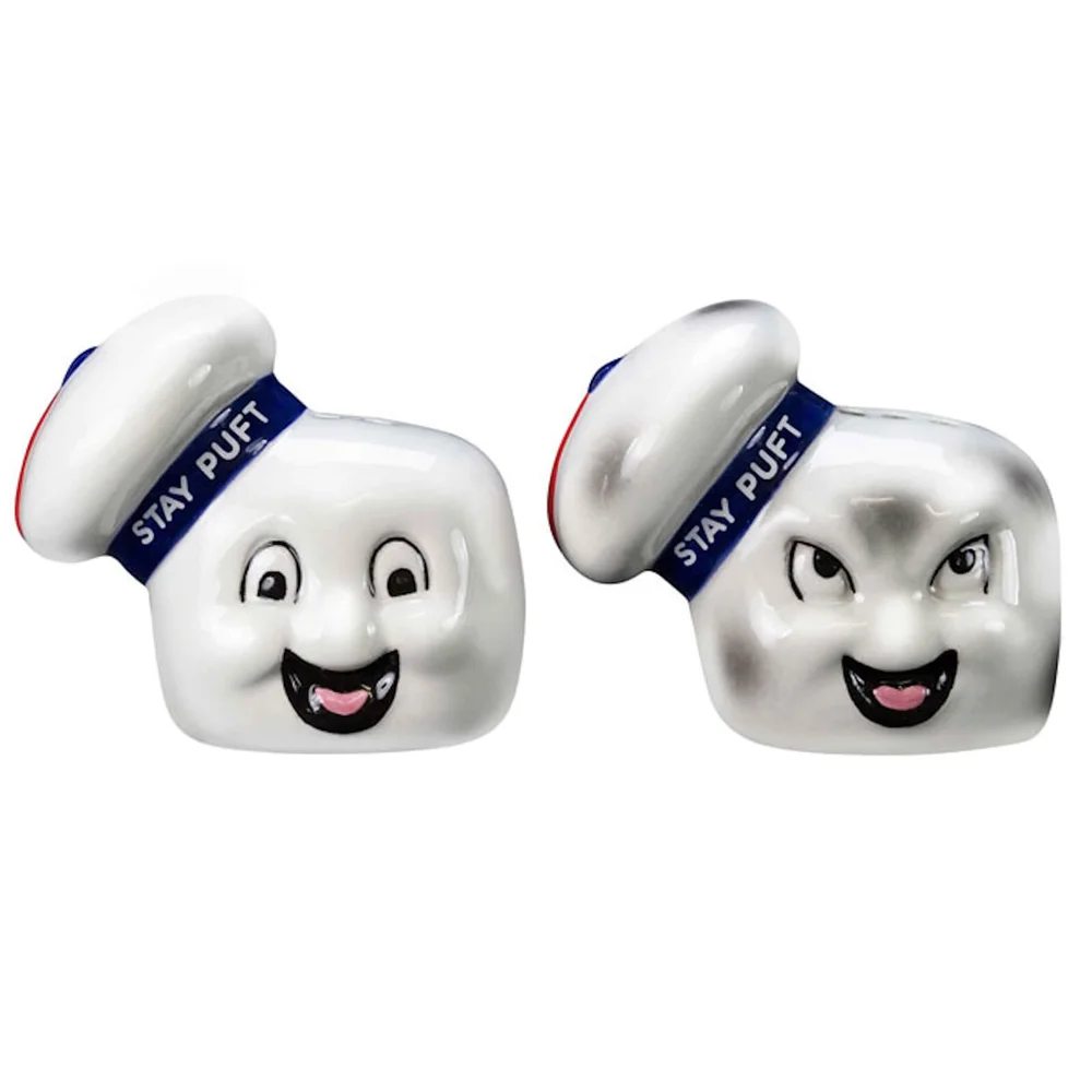 Ghostbusters Stay Puft Salt-and-Pepper Shaker Set Image 1