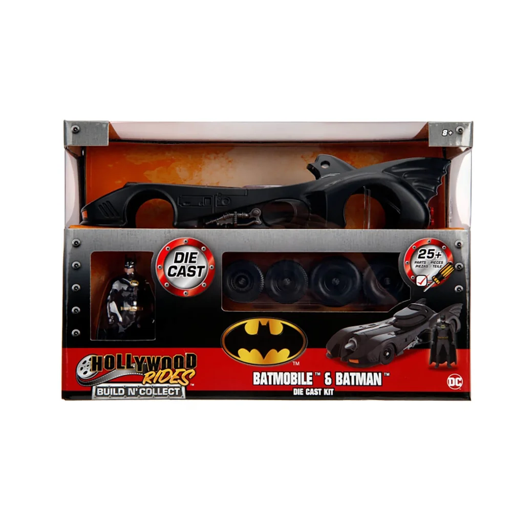 Jada Die Cast 1:24 BNC Kit 1989 Batmobile with Figure Image 1