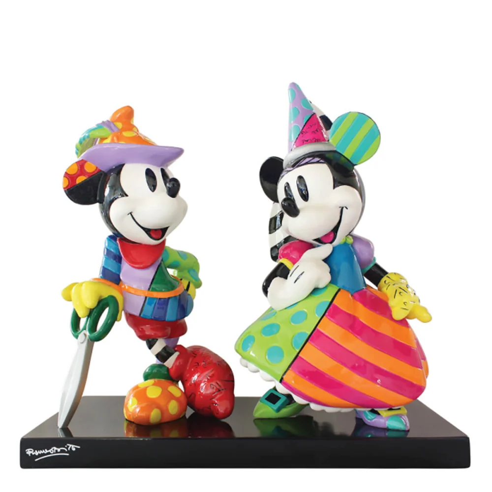 Disney by Romero Britto - Mickey & Minnie Mouse Figurine Image 1