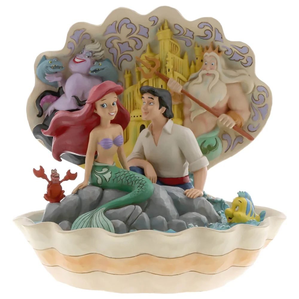 Disney Traditions - Seashell Scenario (The Little Mermaid Shell Scene Figurine) Image 1