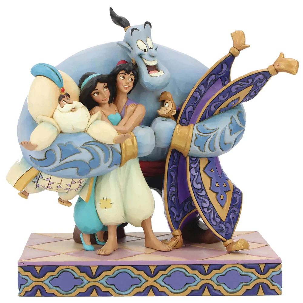 Disney Traditions - Group Hug! (Aladdin Figurine) Image 1