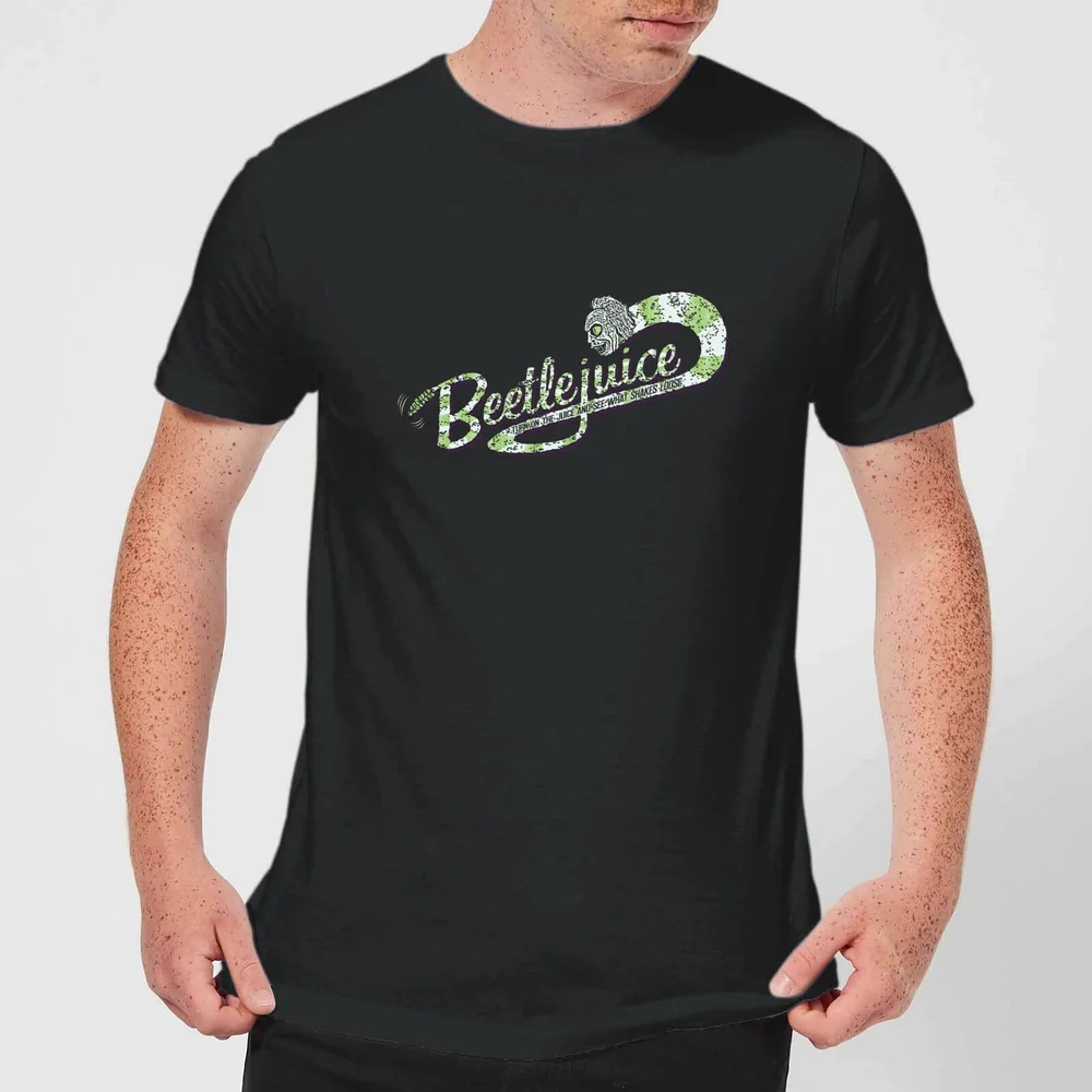 Beetlejuice Turn On The Juice Unisex T-Shirt - Black - S - Black Image 1