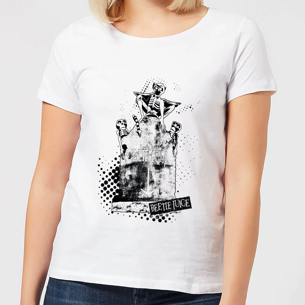 Beetlejuice Here Lies Betelgeuse Women's T-Shirt - White - XS - White Image 1