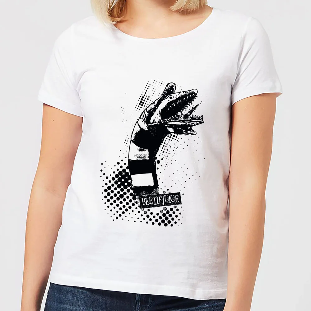 Beetlejuice Sandworm Attack Women's T-Shirt - White - XS - White Image 1