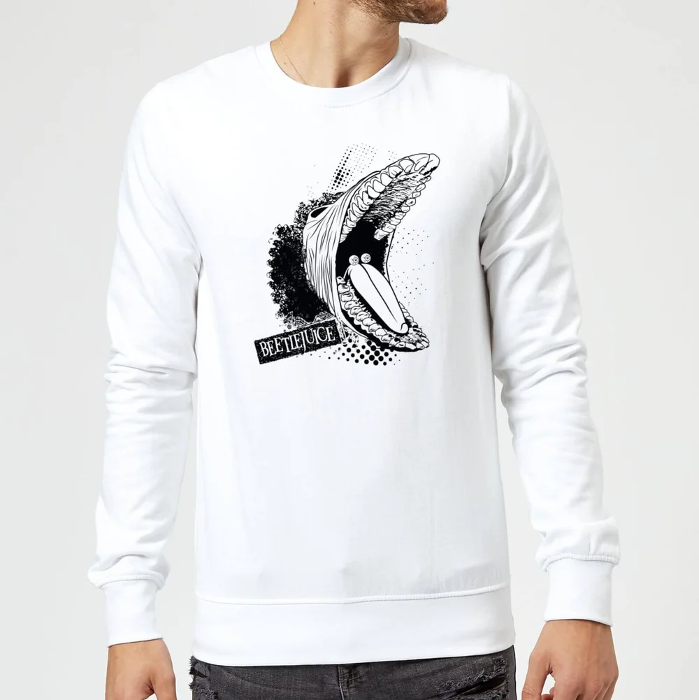 Beetlejuice Barbara Monster Sweatshirt - White - S - White Image 1