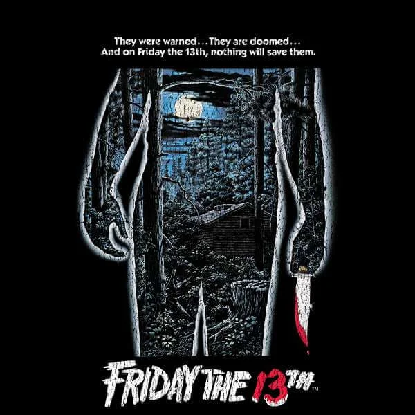 Friday the 13th Vintage Poster Sweatshirt - Black