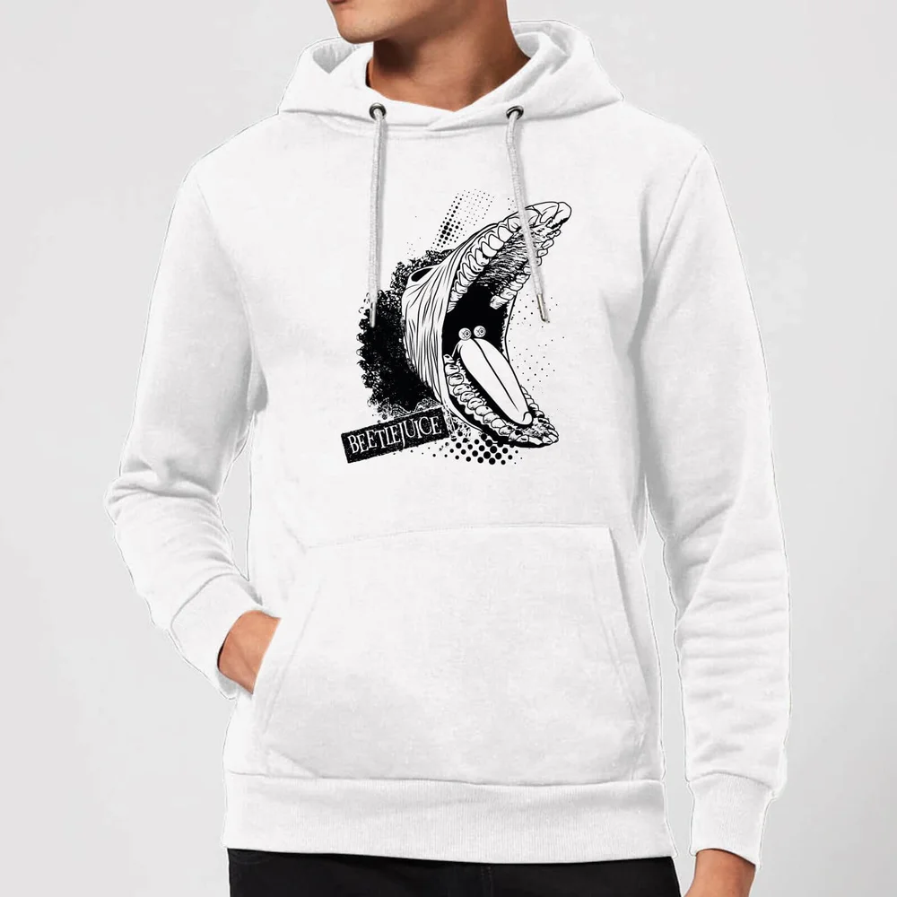 Beetlejuice Barbara Monster Hoodie - White - S - White Image 1