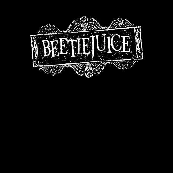 Beetlejuice White Logo Hoodie - Black