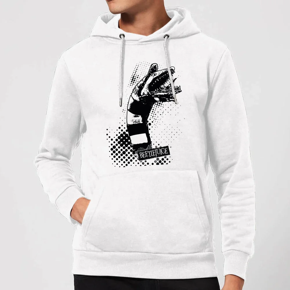 Beetlejuice Sandworm Attack Hoodie - White - S - White Image 1