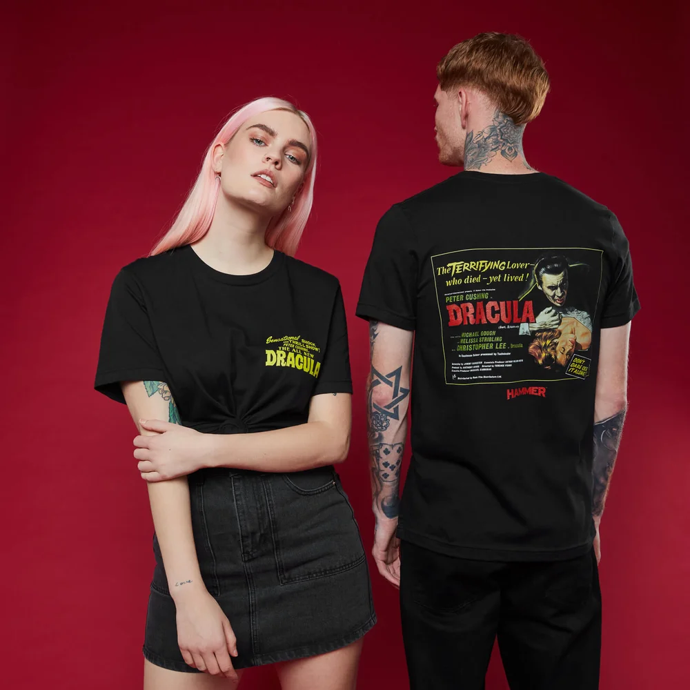 Hammer Dracula 1 Unisex T-Shirt - Black - S Image 1