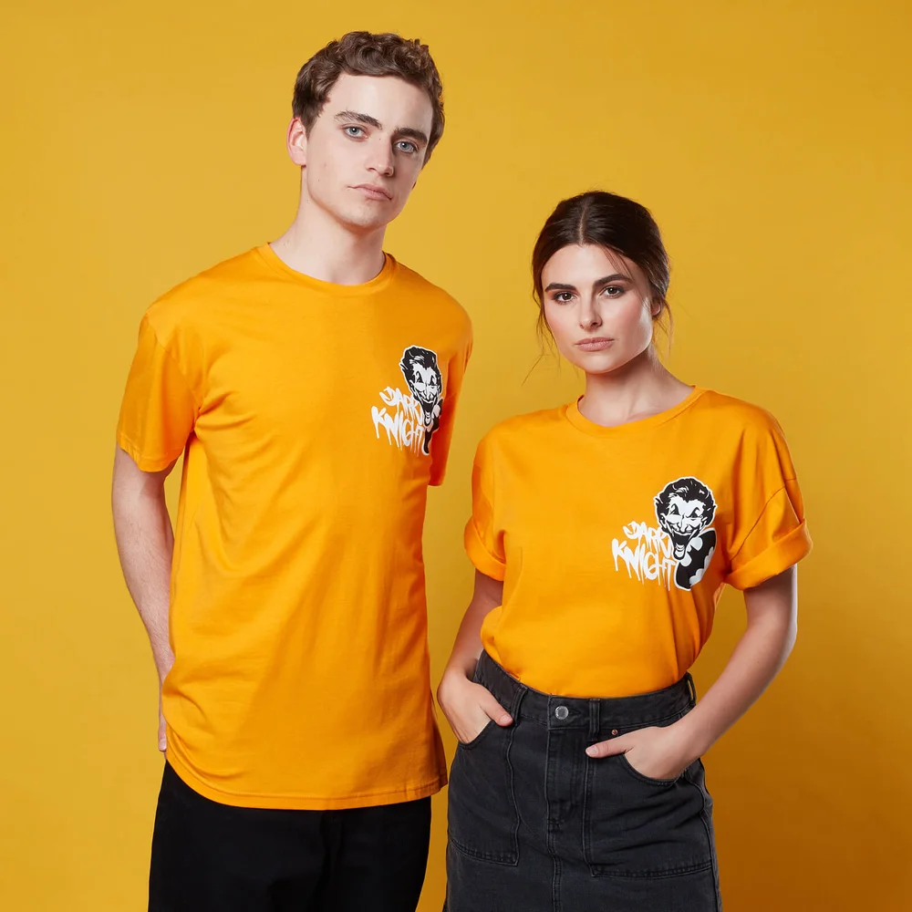Batman Grafitti Print Oversized T-Shirt - Orange - XS Image 1