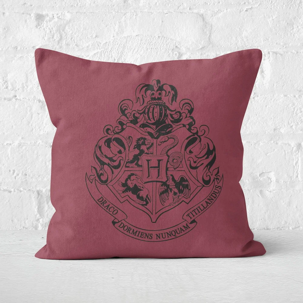 Harry Potter Hogwarts Square Cushion - 50x50cm Image 1