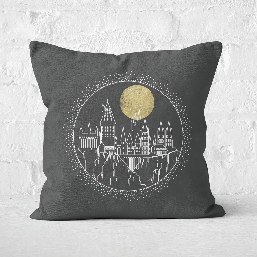 Harry Potter Hogwart Square Cushion - 40x40cm Image 1