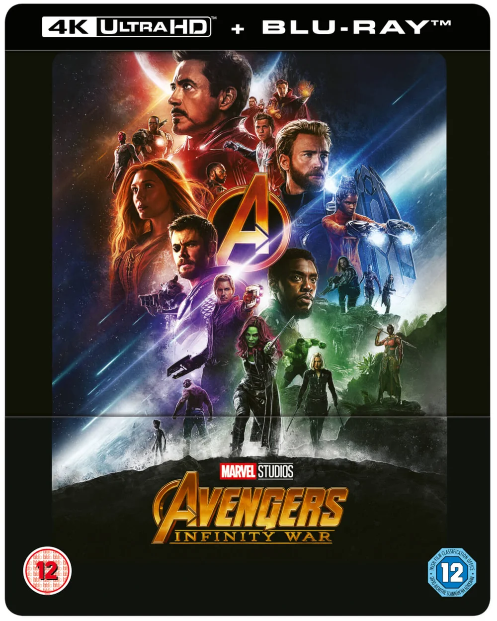 Avengers Infinity War 4K Ultra HD (inkl. 2D Blu-ray) - Zavvi Exclusives Lenticular Steelbook Image 1