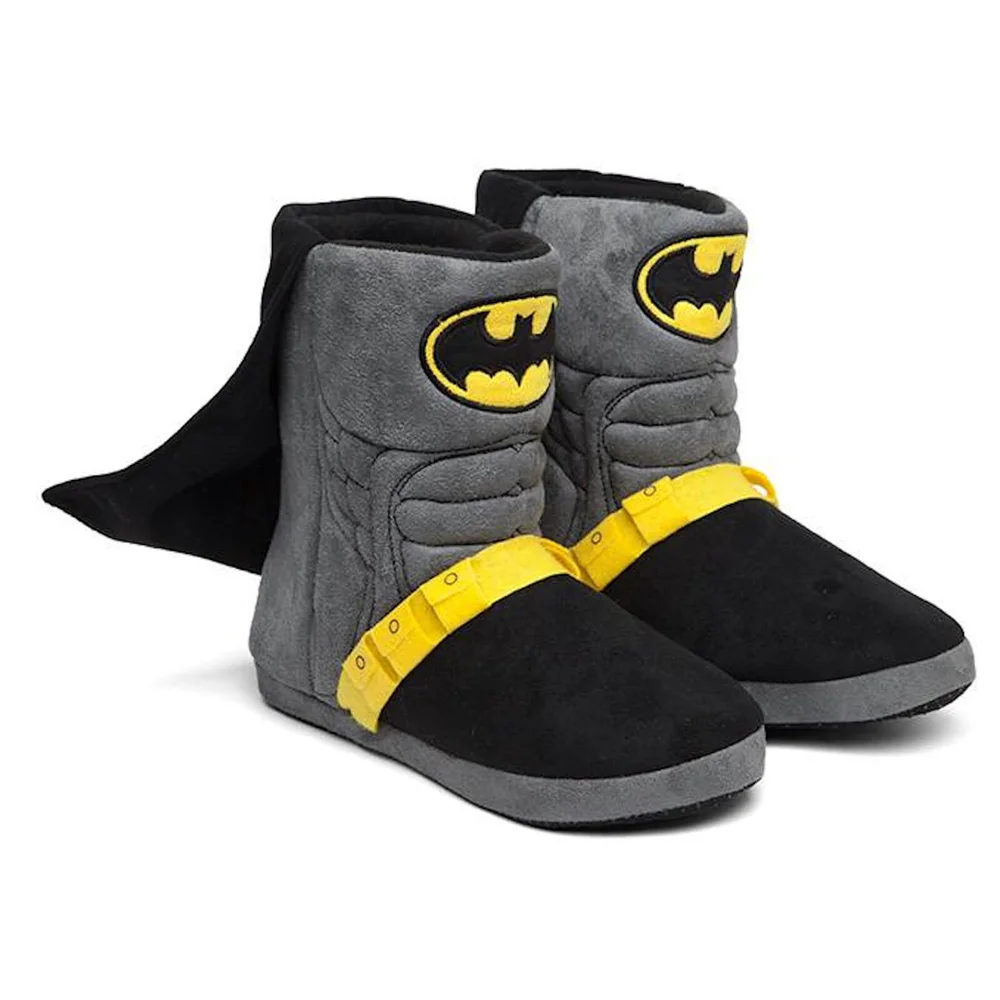 DC Comics Batman Caped Uniform Slippers - S-M Image 1