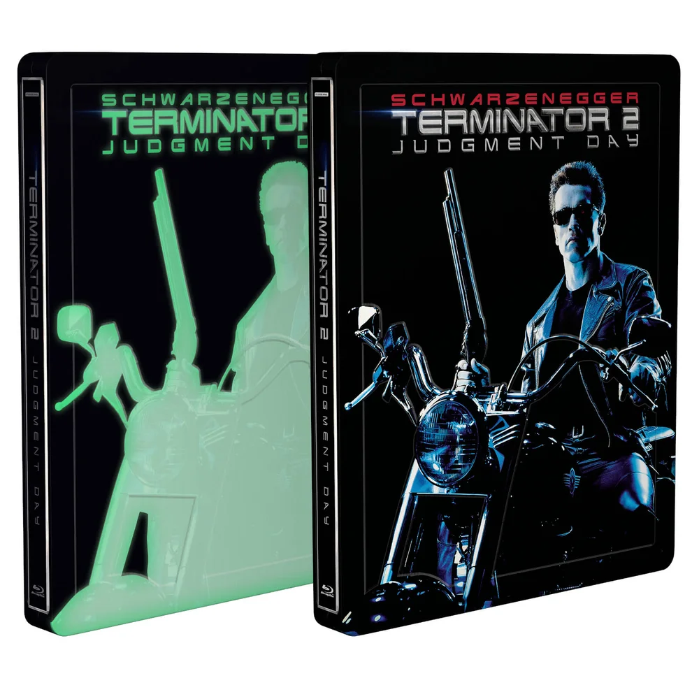 Terminator 2: Judgment Day 4K Ultra HD Zavvi Exclusive Steelbook (Includes 2D Blu-ray) *Glow in the Dark* Image 1