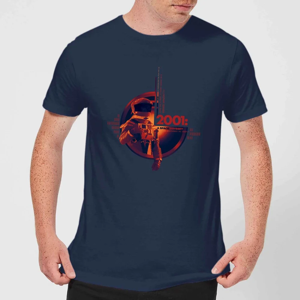 2001: A Space Odyssey Retro Space Suit Men's T-Shirt - Navy - S Image 1
