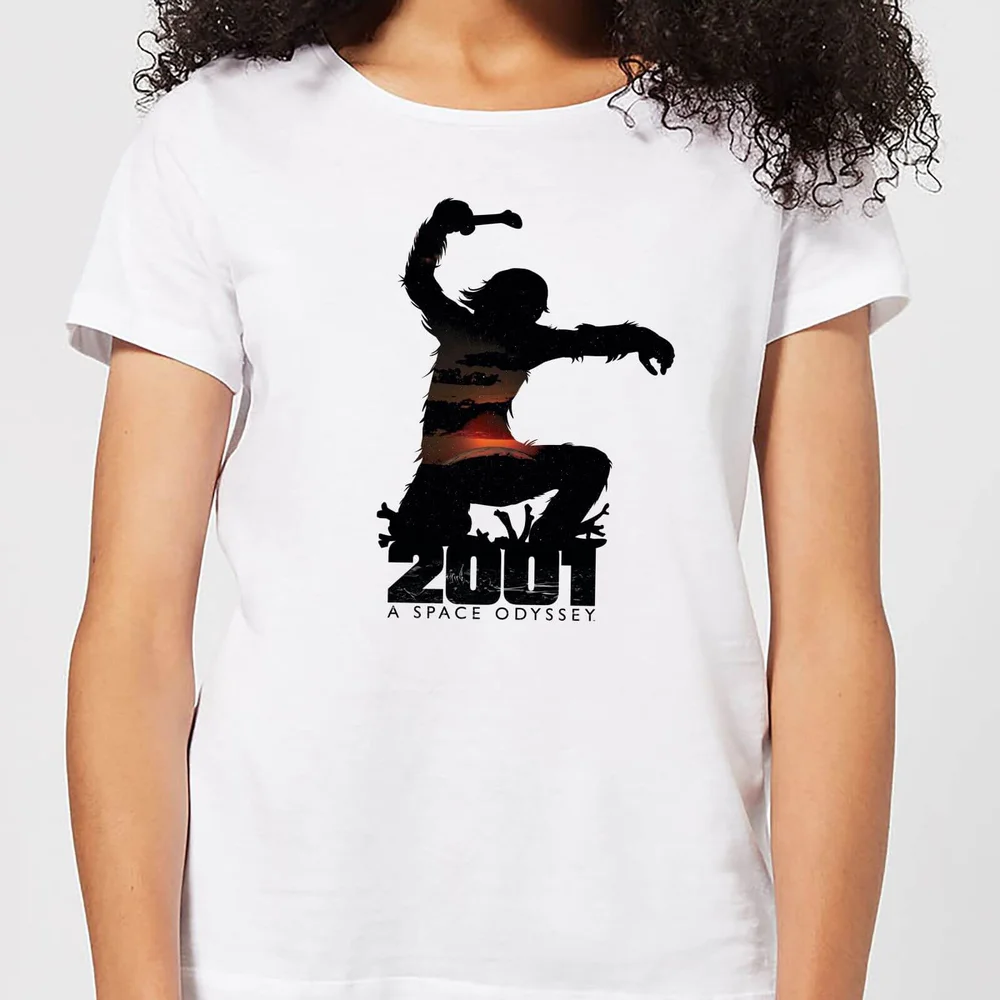 2001: A Space Odyssey Ape Logo Women's T-Shirt - White - S - White Image 1