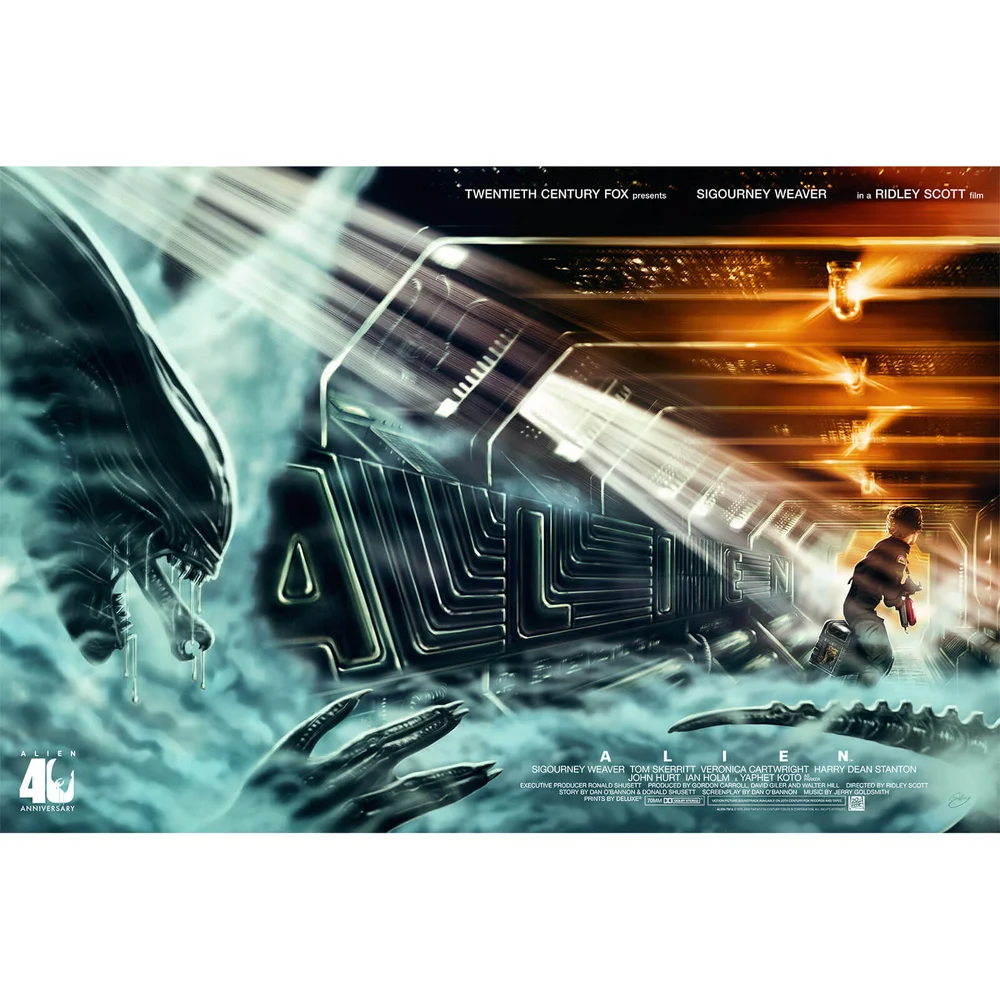 Alien '40th Anniversary' Fine Art Giclee Image 1