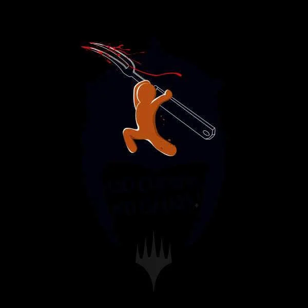 Magic The Gathering Throne of Eldraine Gingerbread Slayer Men's T-Shirt - Black