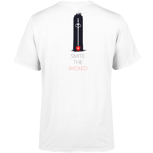Magic The Gathering Throne of Eldraine Smite The Wicked Men's T-Shirt - White