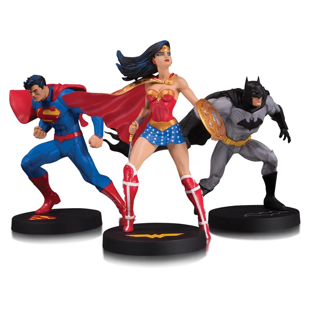 DC Collectibles DC Designer Ser Jim Lee Collector 3 Pack Statue Set Image 1