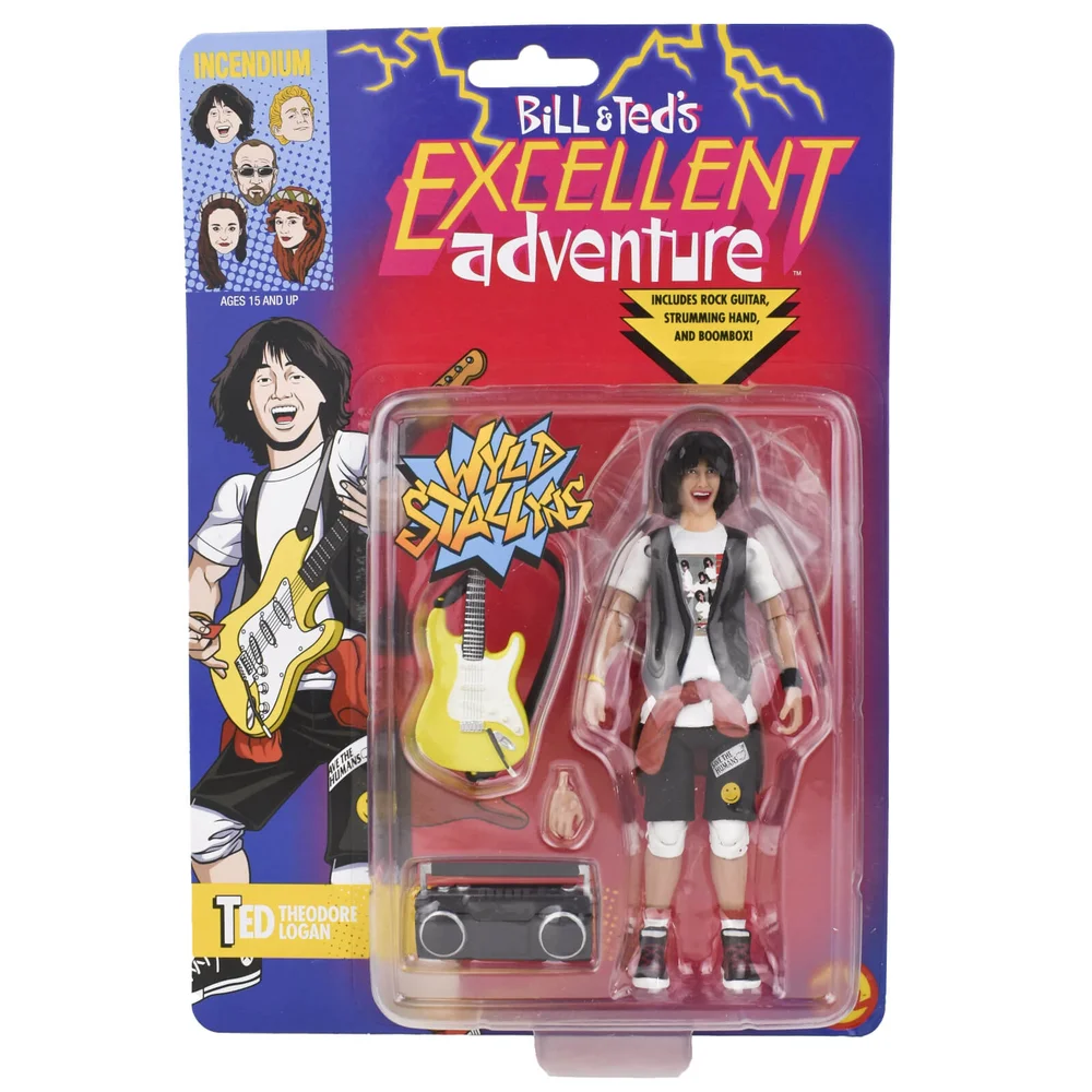 FigBiz Bill & Ted's Excellent Adventure Ted Theodore Logan Action Figure Image 1