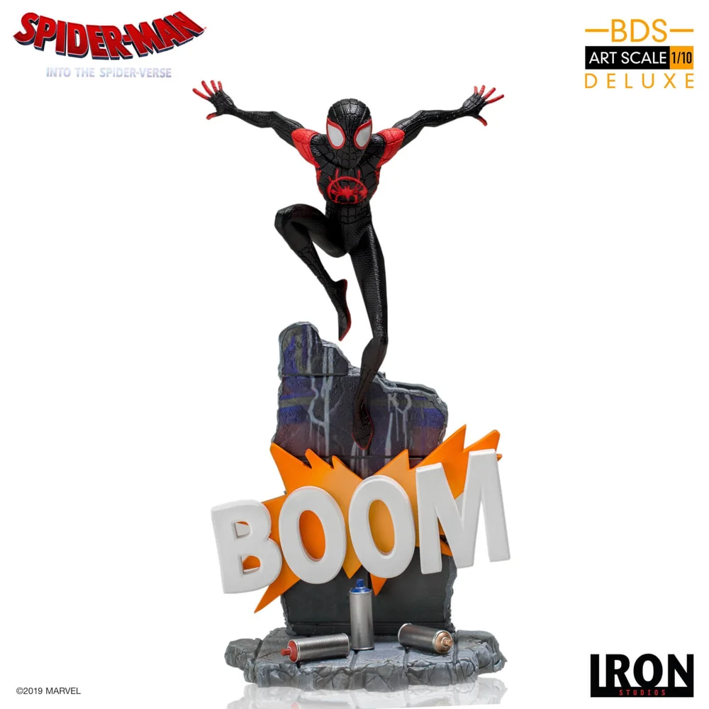 Iron Studios Spider-Man: Into the Spider-Verse BDS Art Scale Deluxe Statue 1/10 Miles Morales 22cm Image 1