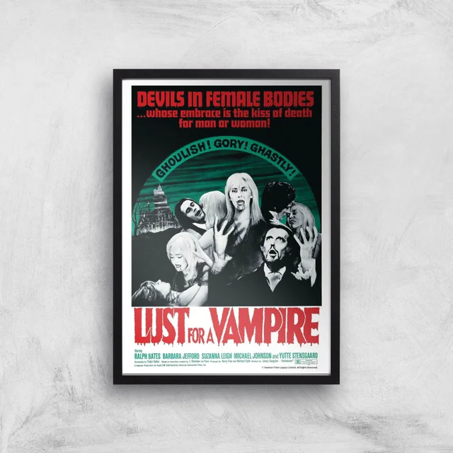 Devils In Female Bodies - Lust For A Vampire Giclee Art Print