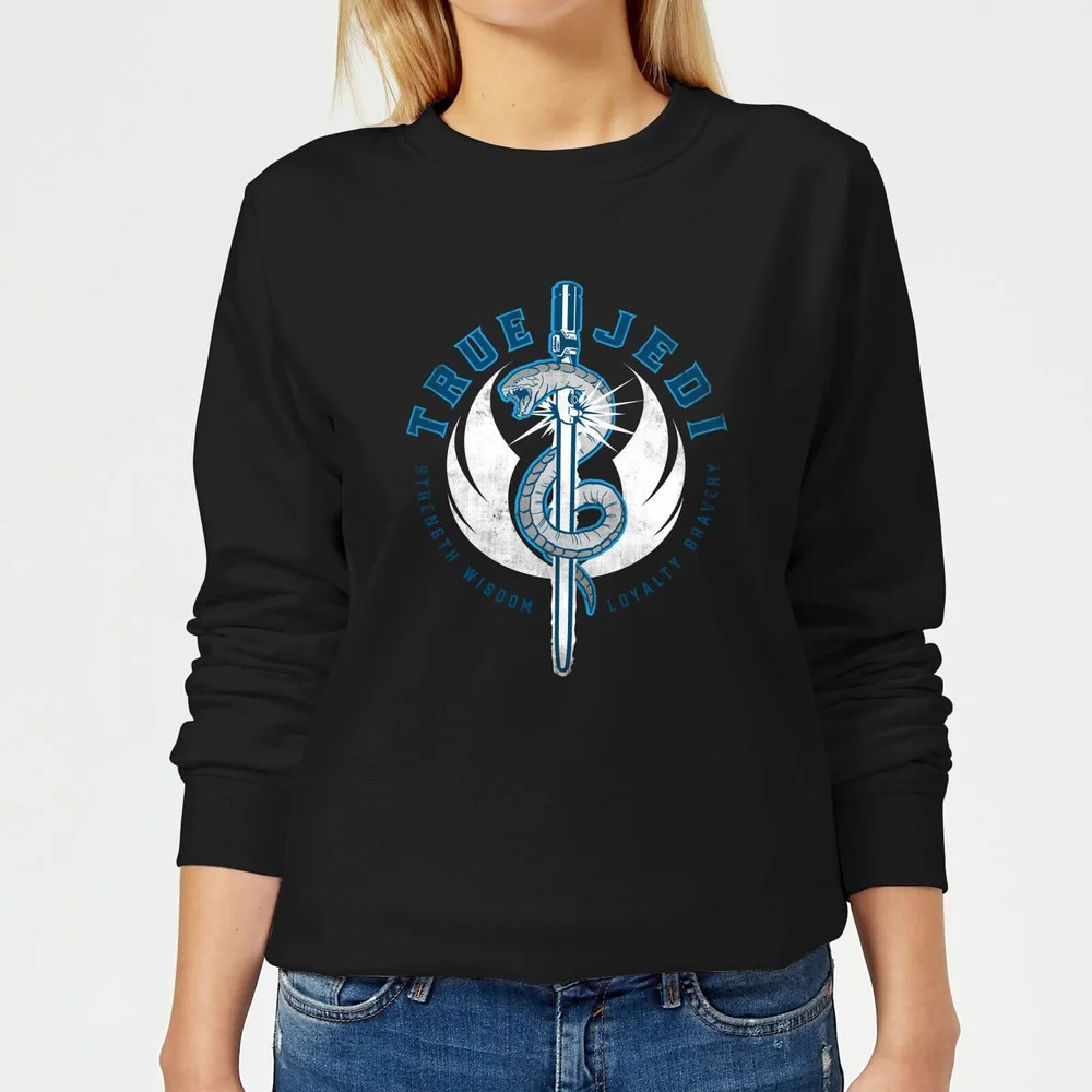 Star Wars The Rise Of Skywalker True Jedi Women's Sweatshirt - Black - XS Image 1