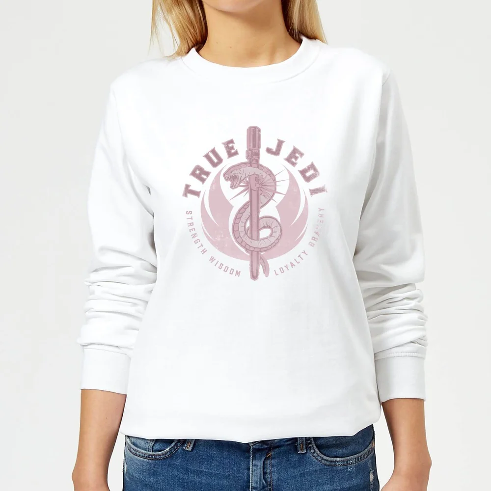 Star Wars The Rise Of Skywalker True Jedi Women's Sweatshirt - White - XS Image 1