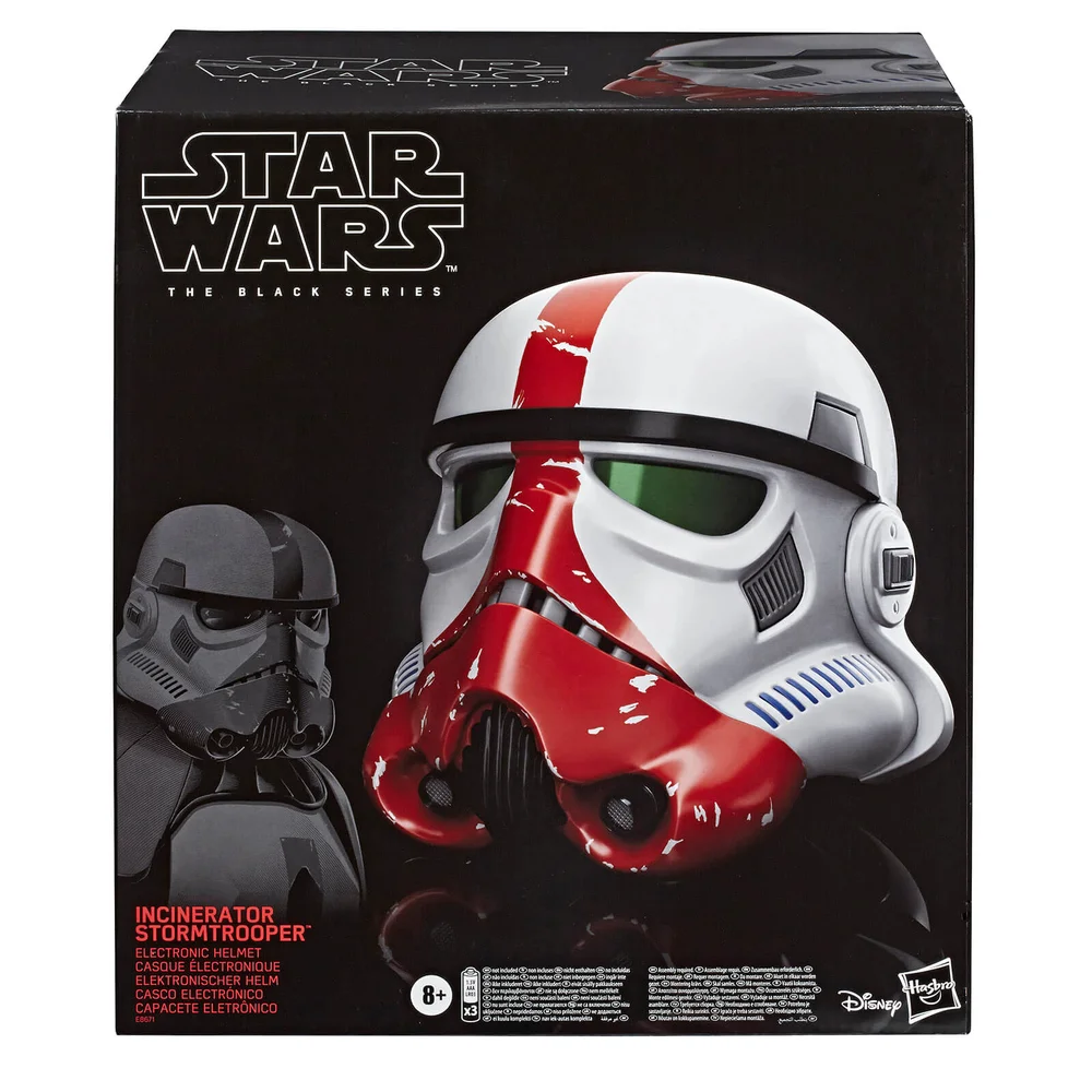Hasbro Star Wars The Black Series The Mandalorian Incinerator Stormtrooper Electronic Voice-Changer Helmet Prop Replica Image 1