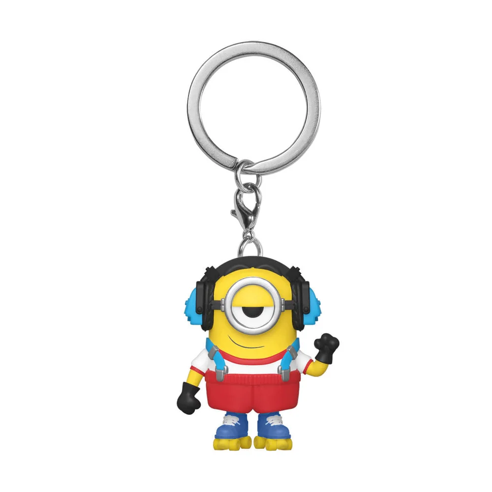 Minions 2 Roller Skating Stuart Pop! Keychain Image 1