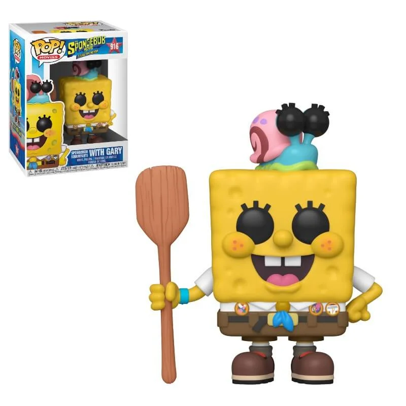 Spongebob Movie Spongebob in Camping Gear Pop! Vinyl Figure Image 1