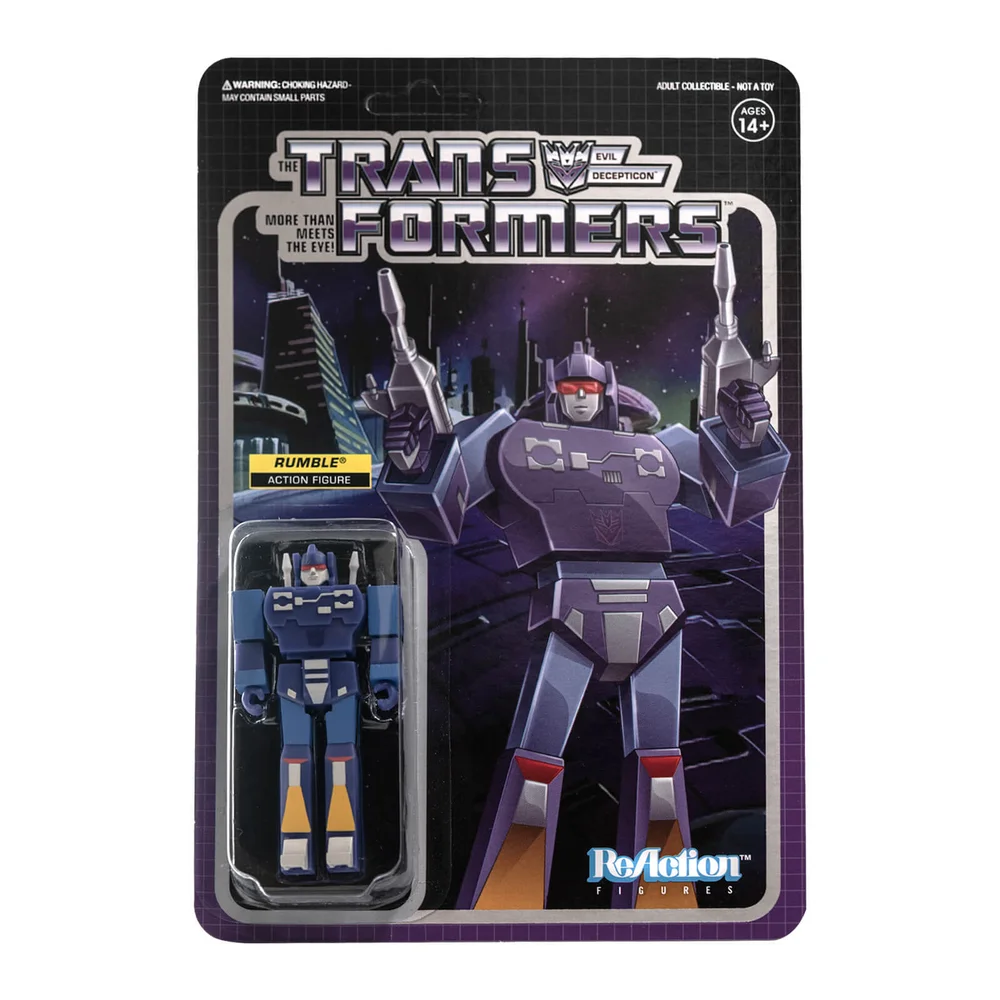 Super7 Transformers ReAction Figure - Rumble Image 1