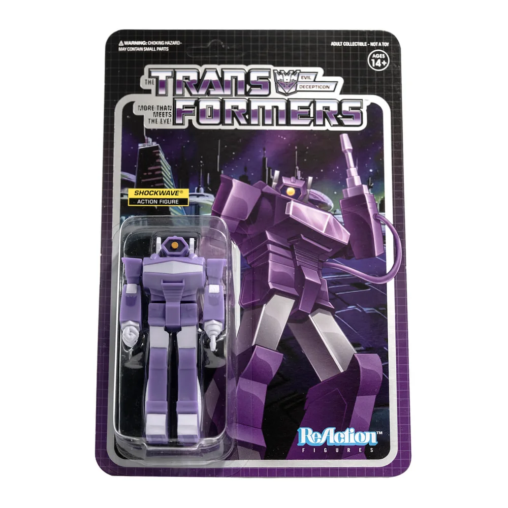 Super7 Transformers ReAction Figure - Shockwave Image 1