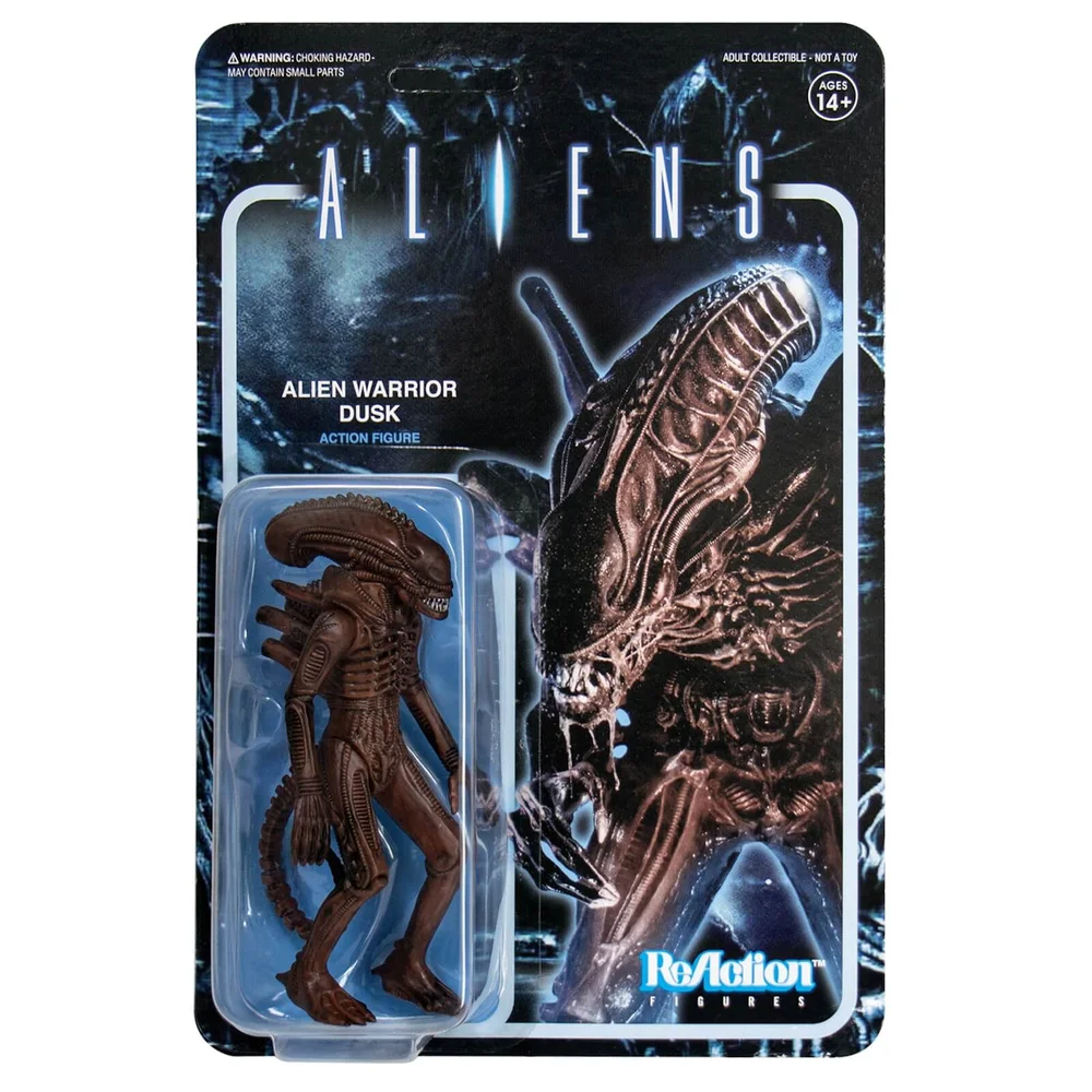 Super7 Aliens ReAction Figure - Alien Warrior Dusk Brown Image 1