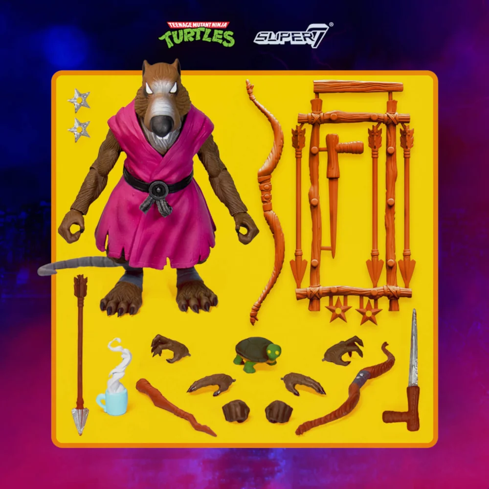 Super7 Teenage Mutant Ninja Turtles ULTIMATES! Figure - Splinter Image 1
