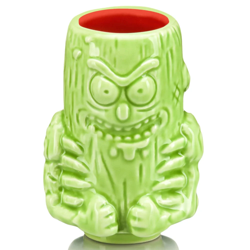 Rick and Morty Pickle Rick 2 oz. Geeki Tikis Mini Muglet Image 1