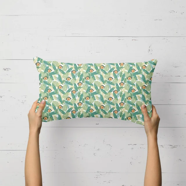 Green Jurassic Park Rectangular Cushion 30x50
