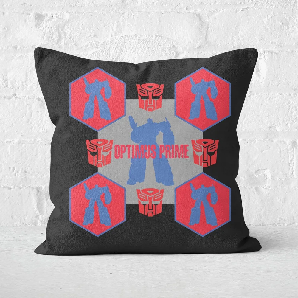 Transformers Optimus Prime Square Cushion - 40x40cm - Soft Touch Image 1