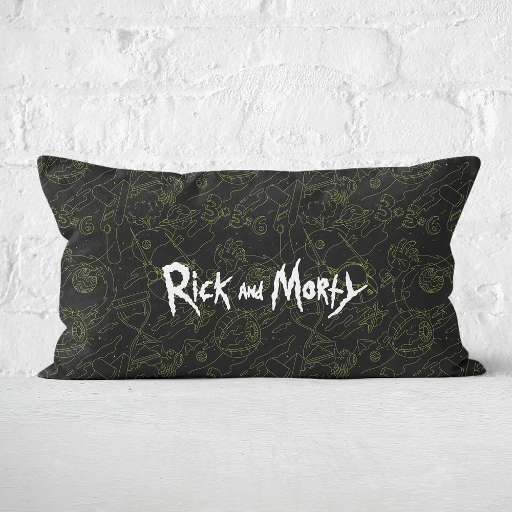 Rick And Morty Rectangular Cushion - Soft Touch Image 1