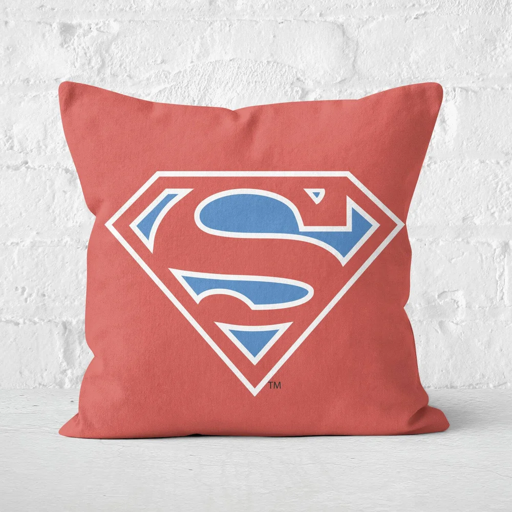 Superman Square Cushion - 40x40cm - Soft Touch Image 1