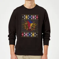 Power Rangers Christmas Jumper - Black