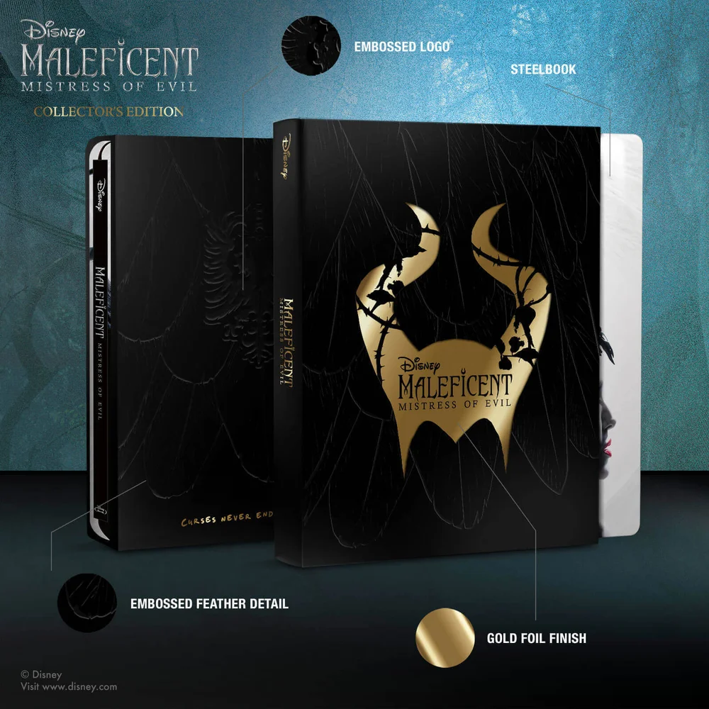 Maleficent: Mistress of Evil - Zavvi Exclusive Collector’s Edition Steelbook 4K Ultra HD Steelbook (Includes 2D Blu-ray) Image 1